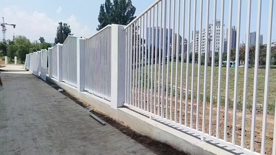 锌钢护栏-小区别墅围墙护栏